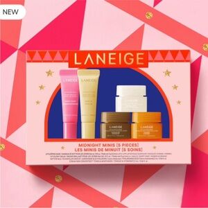 NEW✅LANEIGE Midnight Minis lip gloss and lip masks